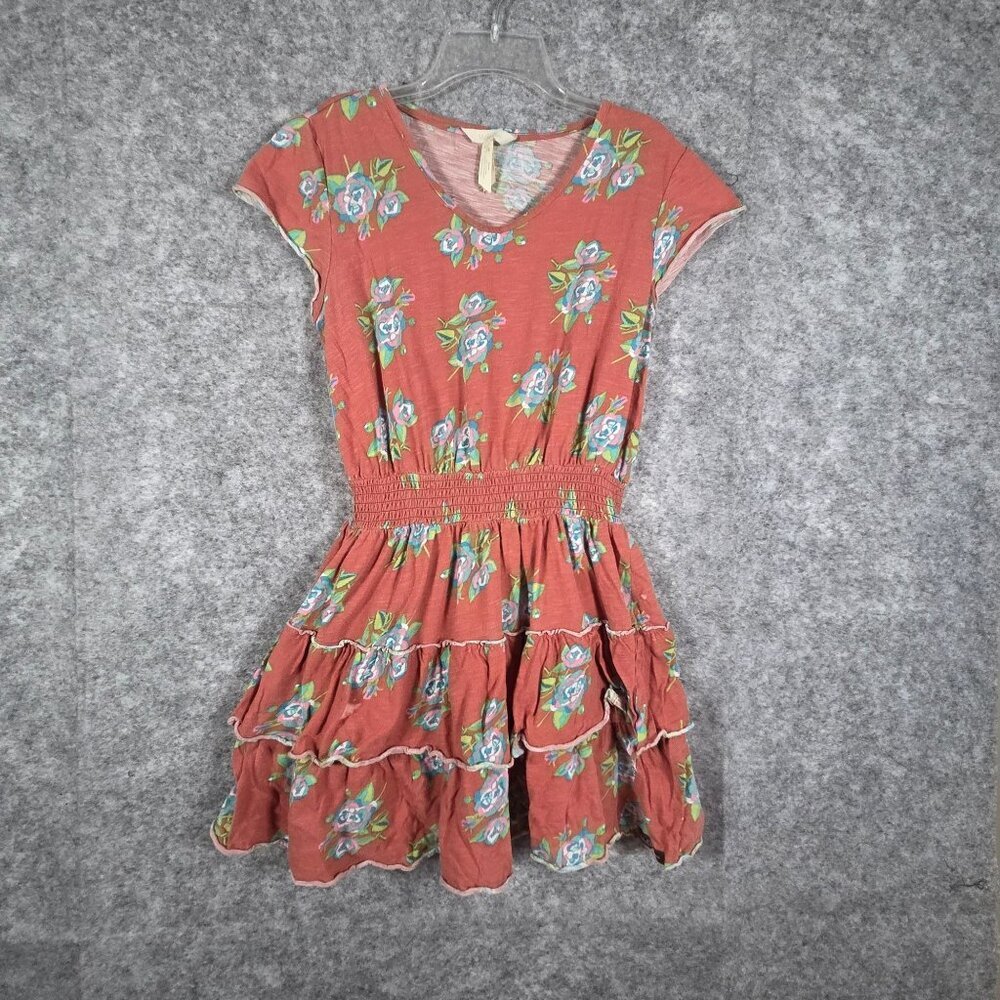 Matilda Jane Looks to Frill Orange Floral Dress Orange Size XS - Picture 2 of 8